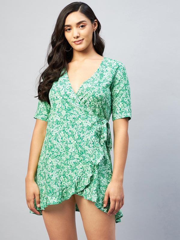 Delan Short Floral Delan Dress