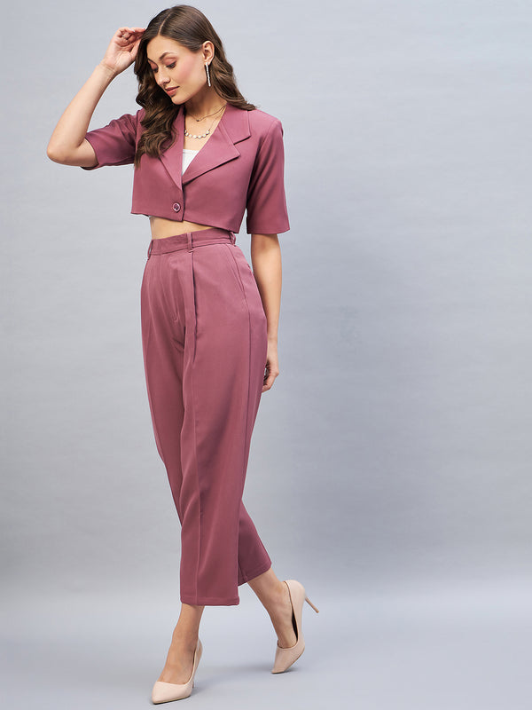 Delan Single Button Blazer & Tailored Trouser