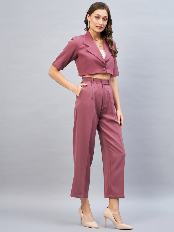 Delan Single Button Blazer & Tailored Trouser