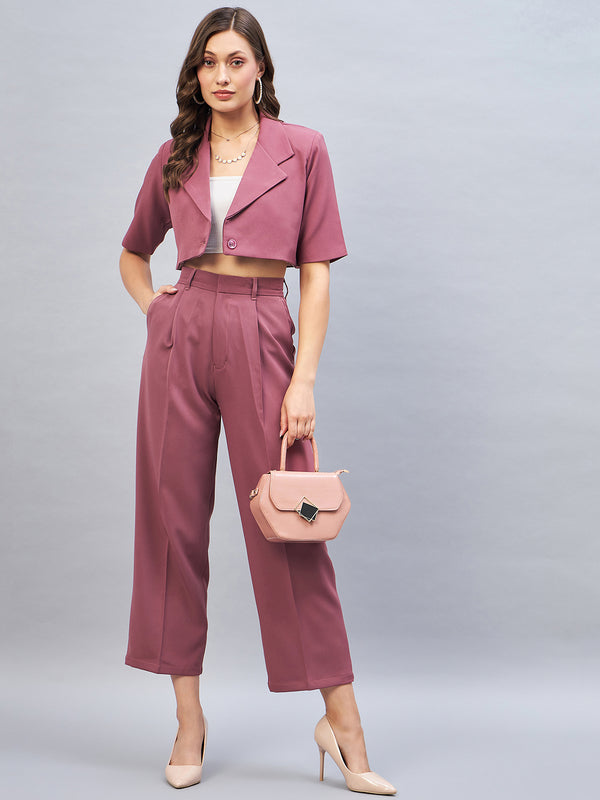 delan Single Button Blazer & Tailored Trouser