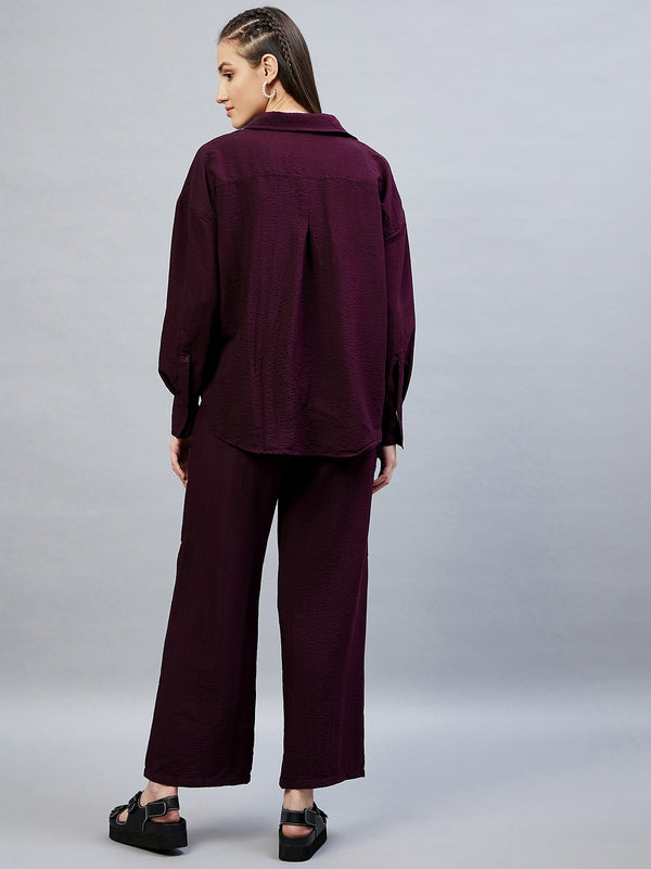 Delan Solids Trendy Cotton Twill Coords Set