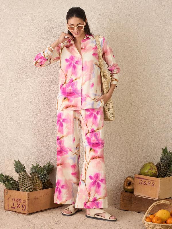 Delan Tropical Blush Co-ord Set