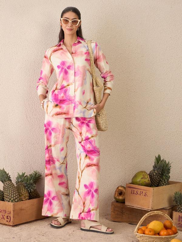 delan Tropical Blush Co-ord Set