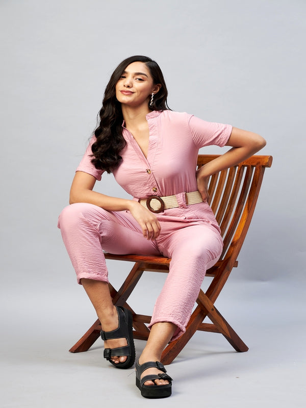 Delan Women Solid Jumpsuit
