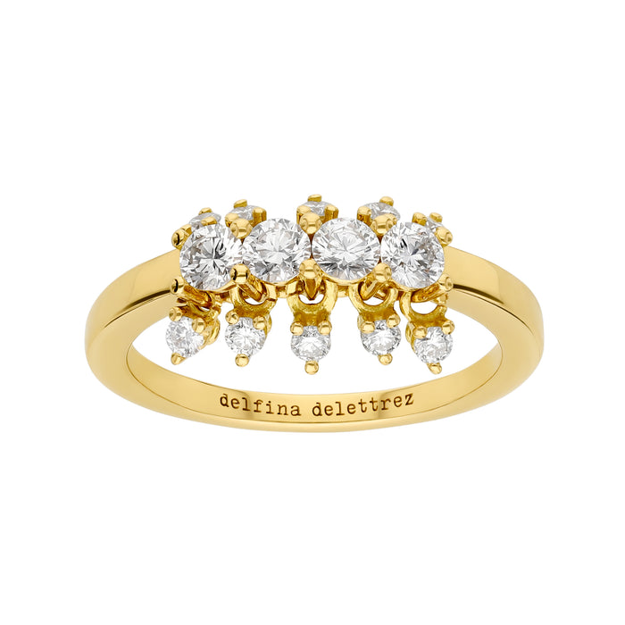 Delfina Delettrez Dancing Diamonds Multi-charm Ring