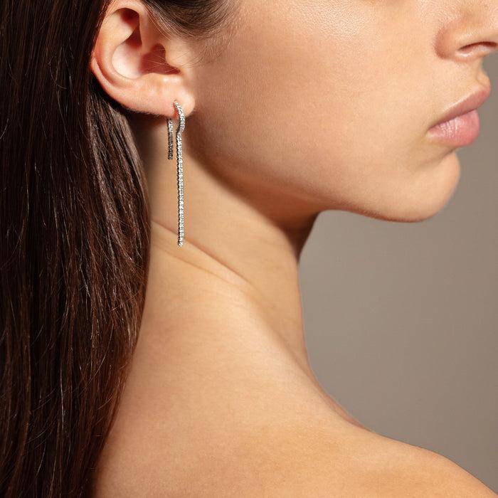 delfina delettrez 1987 tennis earring