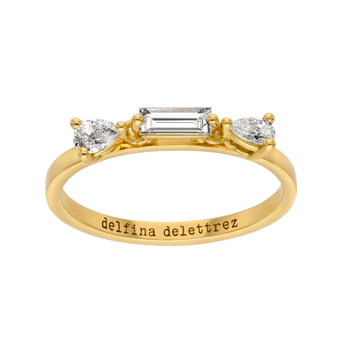 Delfina Delettrez Dancing Diamonds Baguette Ring