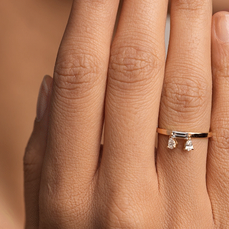 Delfina Delettrez Dancing Diamonds Baguette Ring