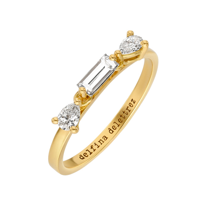 Delfina Delettrez Dancing Diamonds Baguette Ring