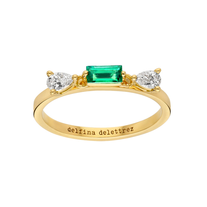 Delfina Delettrez Dancing Diamonds Baguette Ring