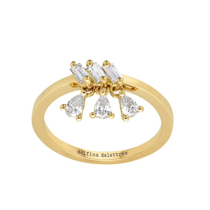 Delfina Delettrez Dancing Diamonds Baguette Ring
