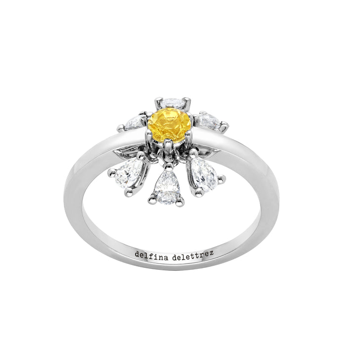 delfina delettrez Dancing Diamonds Daisy ring