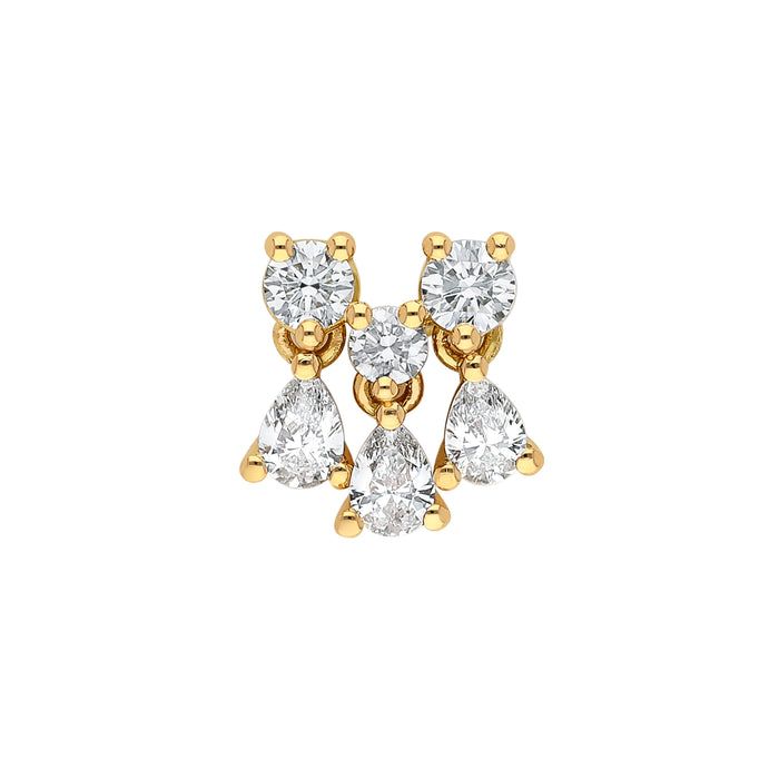 delfina delettrez Dancing Diamonds earring