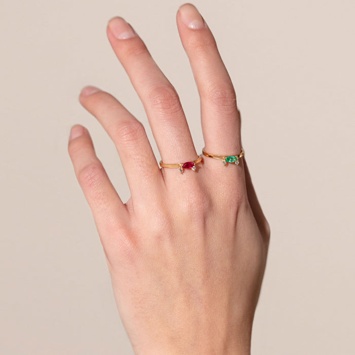 Delfina Delettrez Dancing Diamonds Marquise Ring