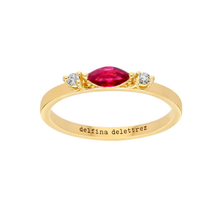 Delfina Delettrez Dancing Diamonds Marquise Ring