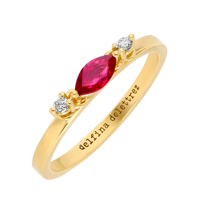 Delfina Delettrez Dancing Diamonds Marquise Ring