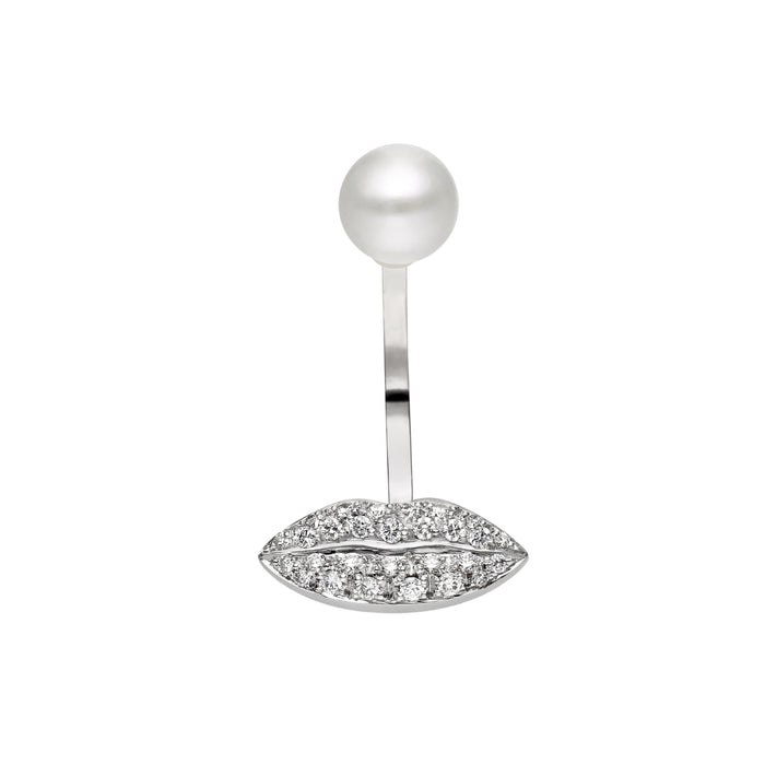 Delfina Delettrez Diamond Lips Piercing Earring