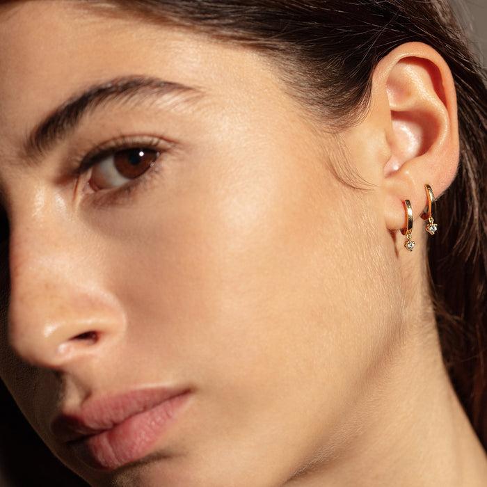 Delfina Delettrez Diamond Single Huggie