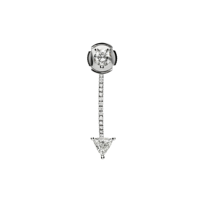 Delfina Delettrez Dot & Triangle Piercing Earring