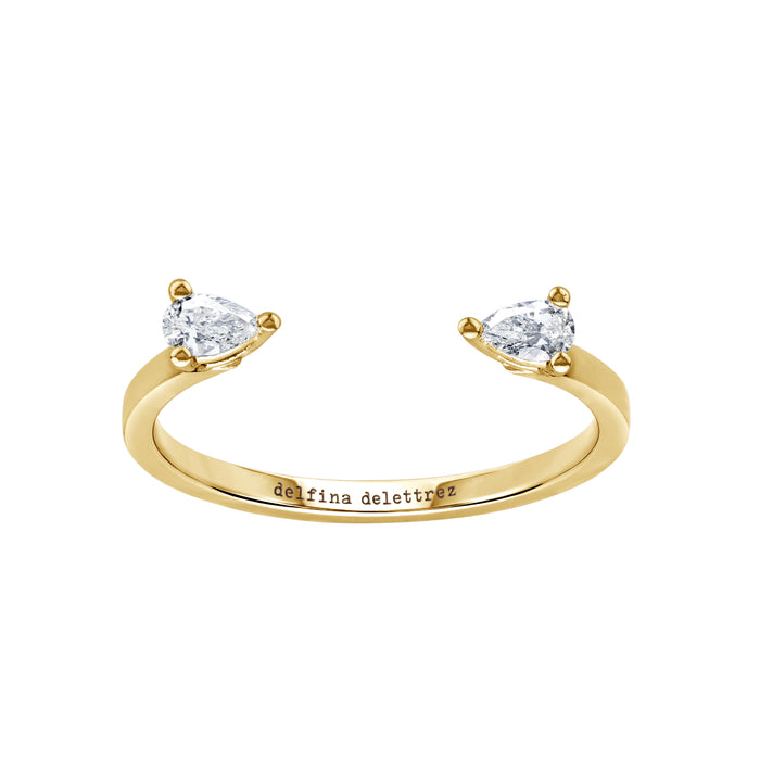 Delfina Delettrez Dots Drop Ring