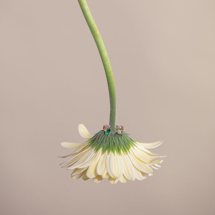 Delfina Delettrez Dots Emerald Ring