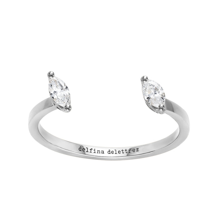 Delfina Delettrez Dots Marquise Ring