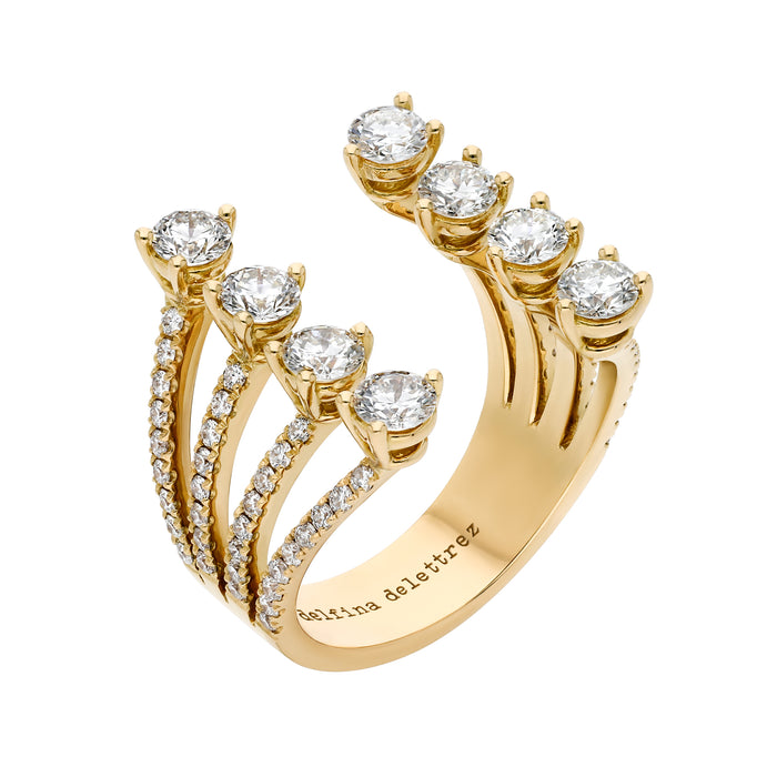 Delfina Delettrez Dots Pavè Ring