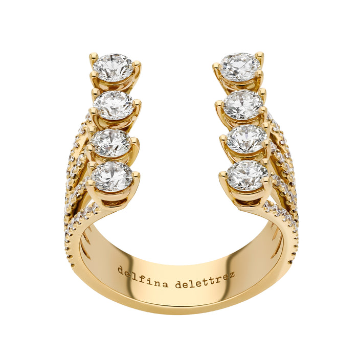Delfina Delettrez Dots Pavè Ring