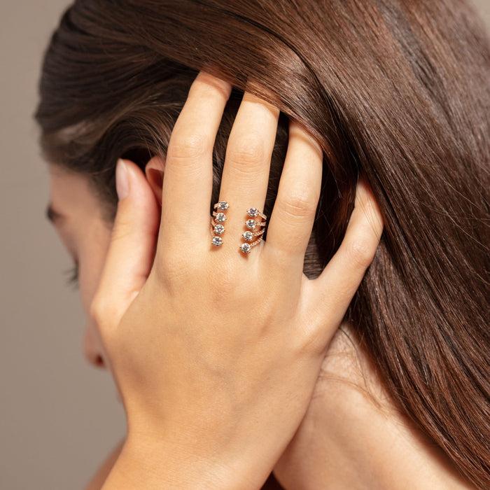 delfina delettrez Dots pavè ring