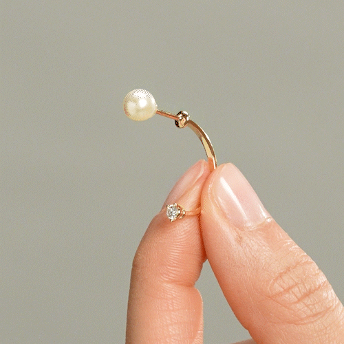 delfina delettrez Dots piercing earring