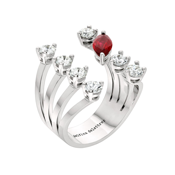 Delfina Delettrez DOTS Ruby Ring