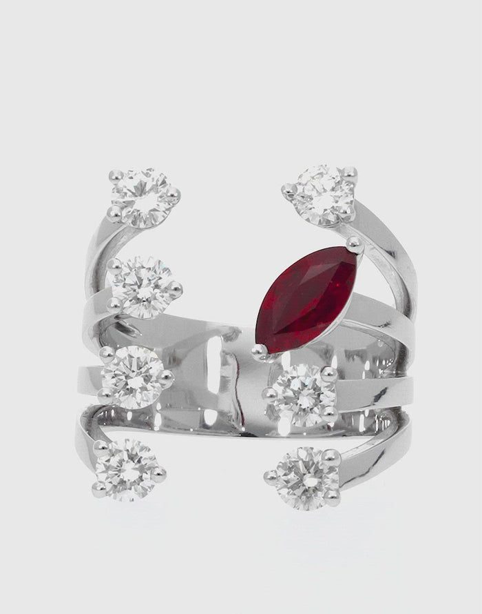 Delfina Delettrez DOTS Ruby Ring