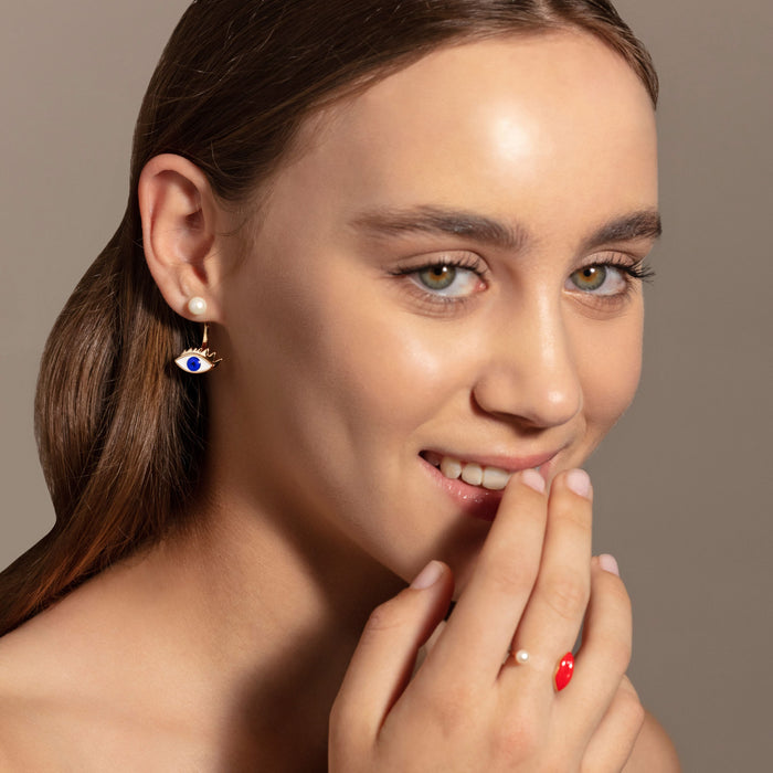 delfina delettrez Eye piercing earring