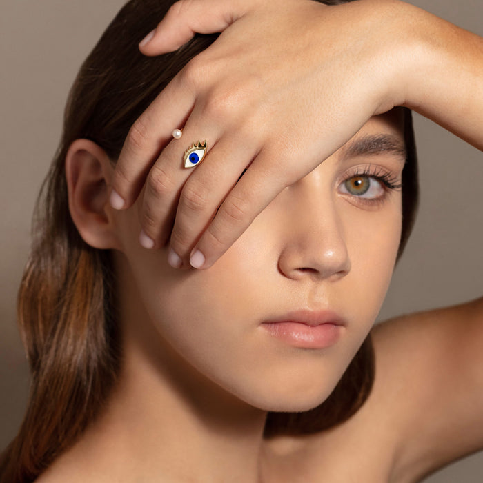 delfina delettrez Eye piercing ring