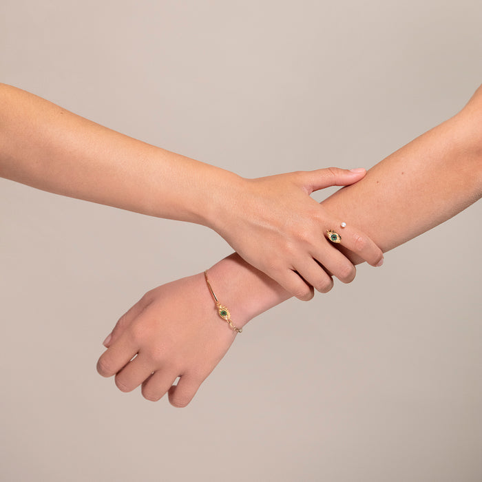 delfina delettrez Grandma eye bracelet