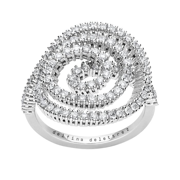 Delfina Delettrez Loop Spiral Ring