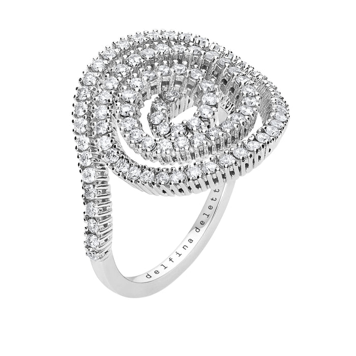 delfina delettrez Loop spiral ring