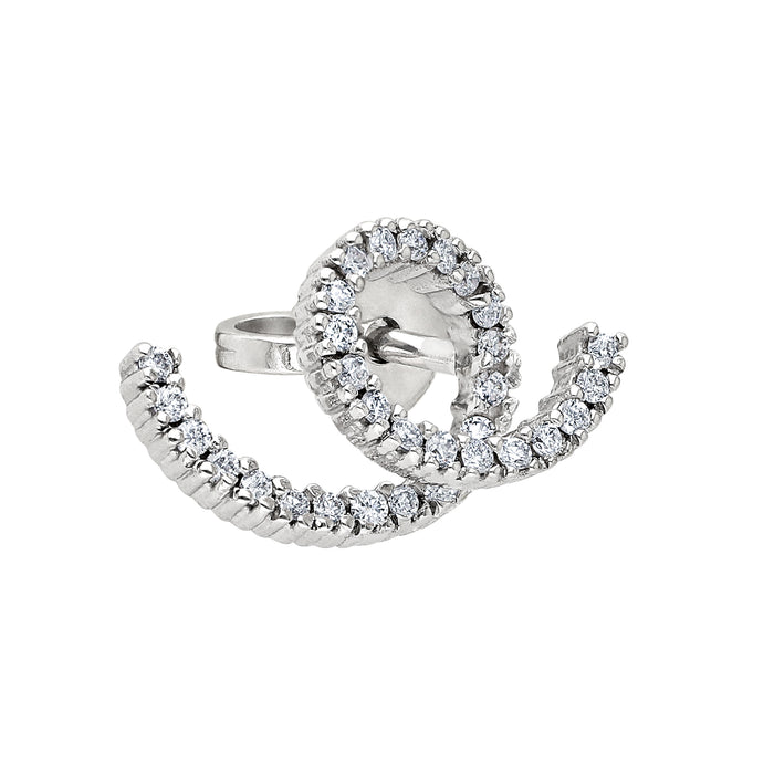 Delfina Delettrez Loop Stud Earring