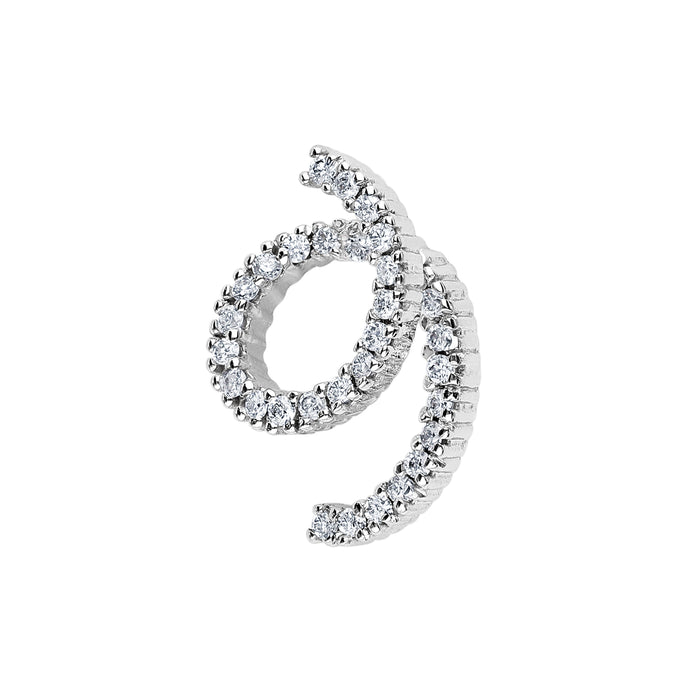 delfina delettrez Loop stud earring