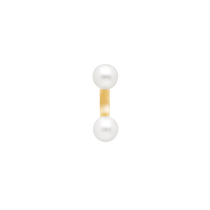 Delfina Delettrez Micro Piercing Pearl Stud
