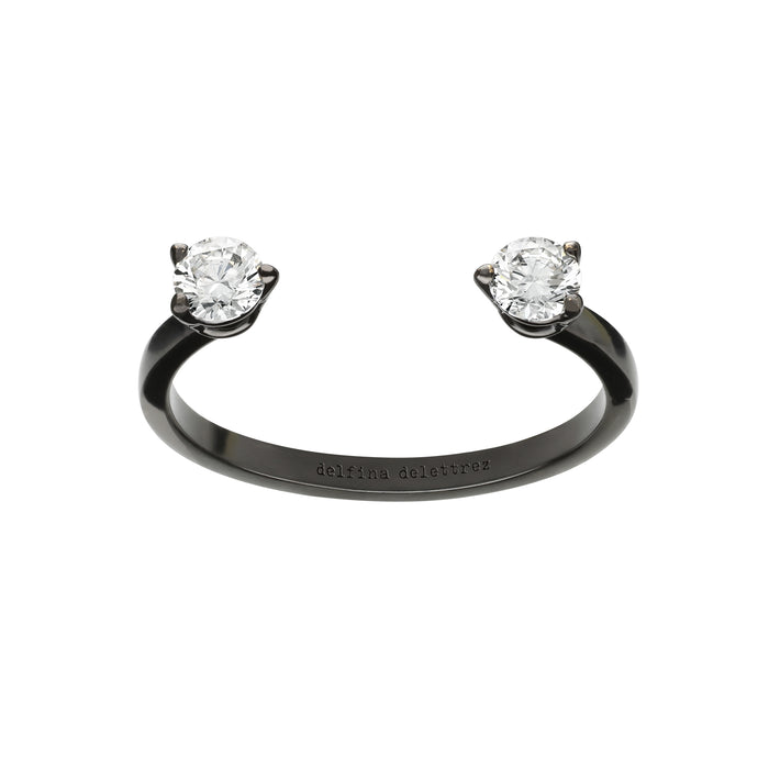 delfina delettrez Night gold Dots ring