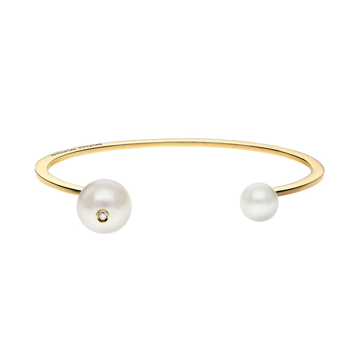 delfina delettrez Pearl piercing bracelet