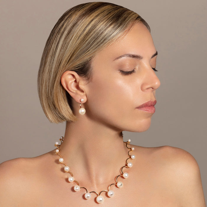 Delfina Delettrez Pearl Piercing Earring