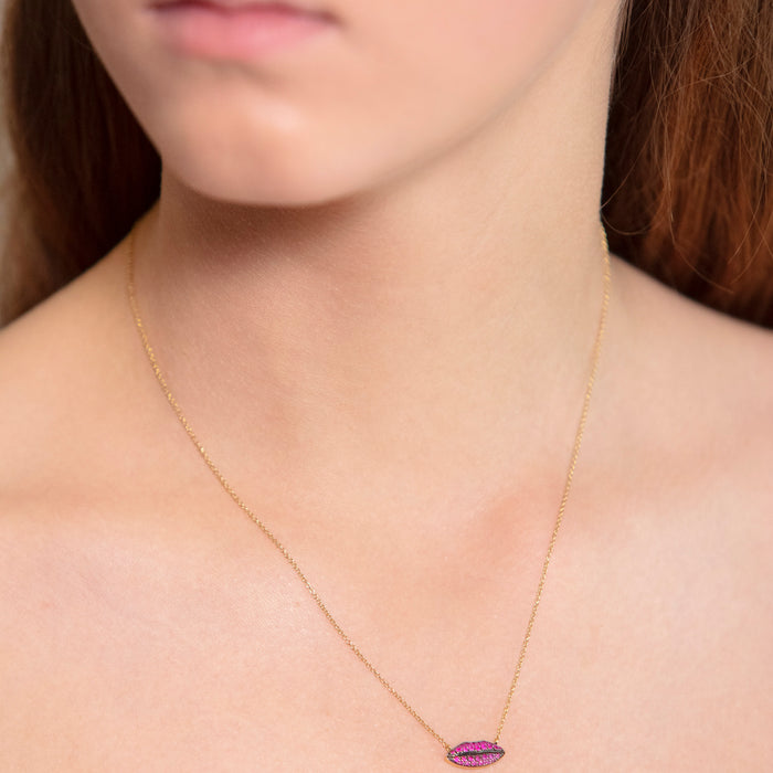 Delfina Delettrez Ruby Lips Chain
