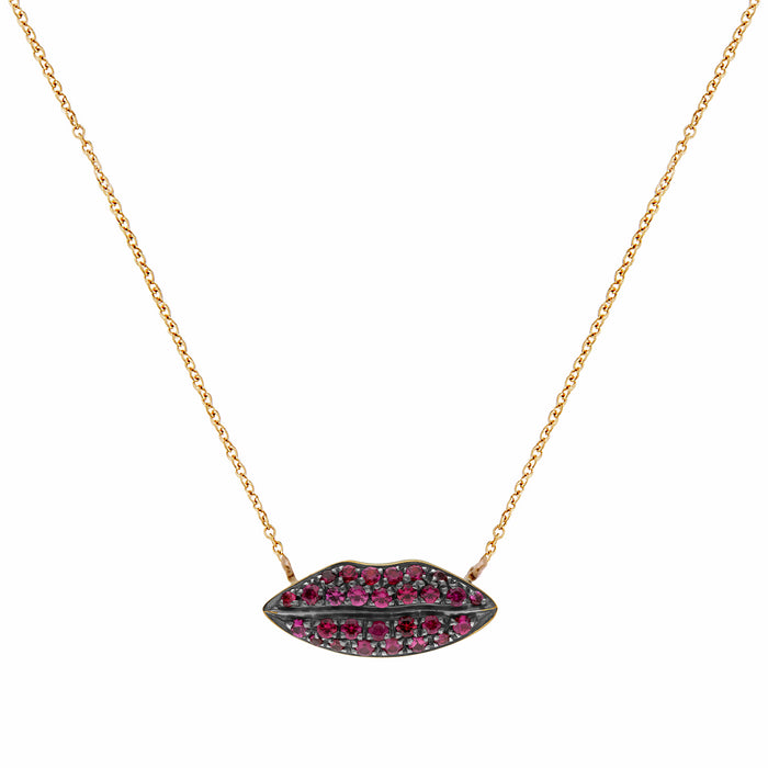 delfina delettrez Ruby lips chain