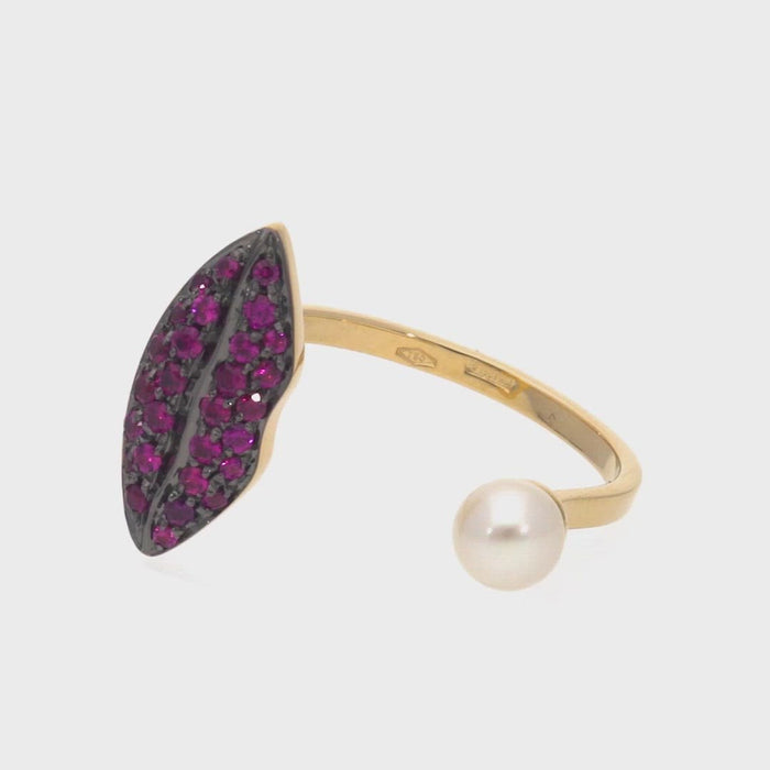 Delfina Delettrez Ruby Lips Piercing Ring