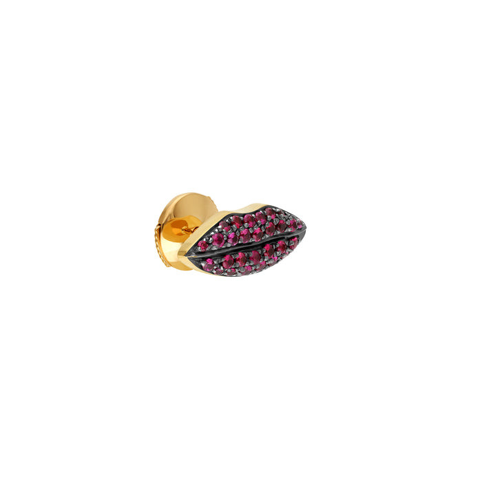Delfina Delettrez Ruby Lips Stud Earring