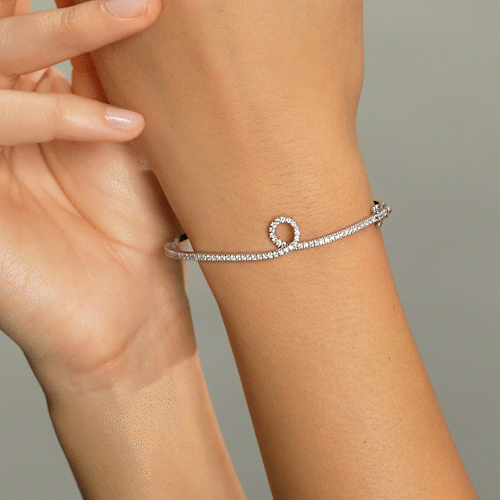 delfina delettrez Single loop bracelet