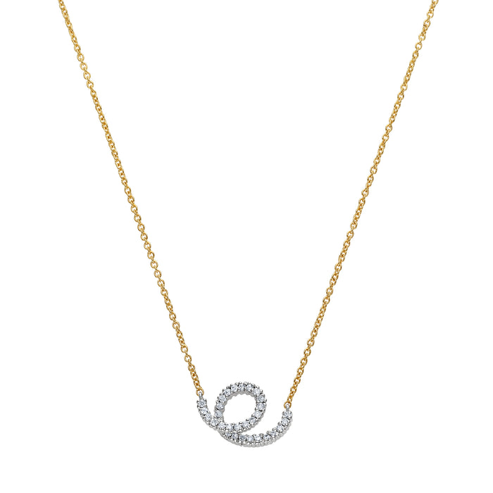 delfina delettrez Single loop necklace