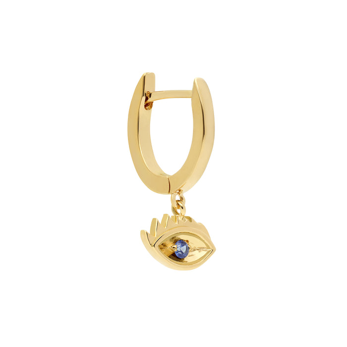 delfina delettrez Small eye huggie earring